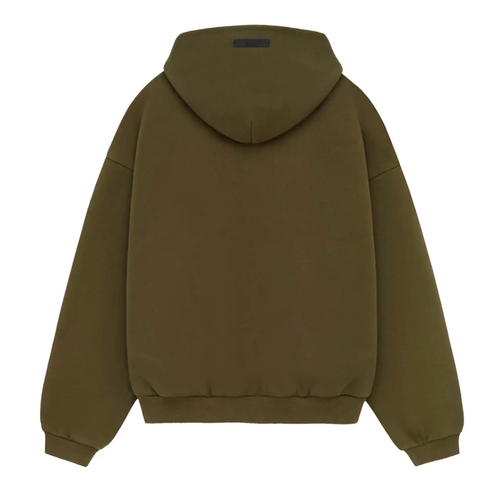 Fear of God Essentials Fleece Hoodie Olive
