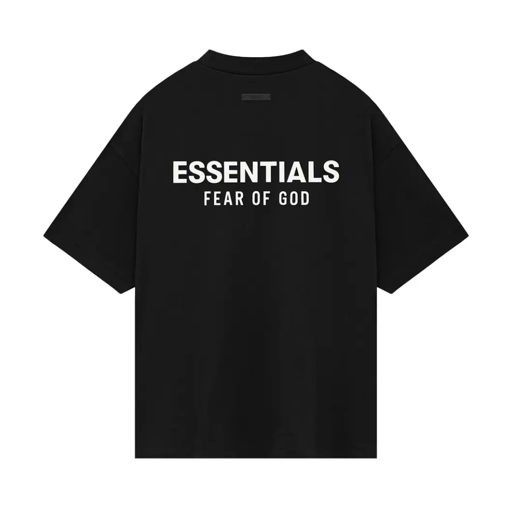 Fear of God Essentials Jersey Crewneck T-Shirt Black