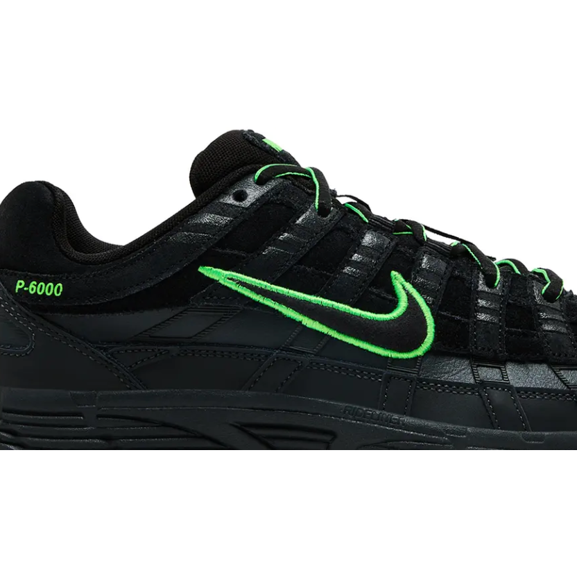 Nike P-6000 Premium Black Impact Green