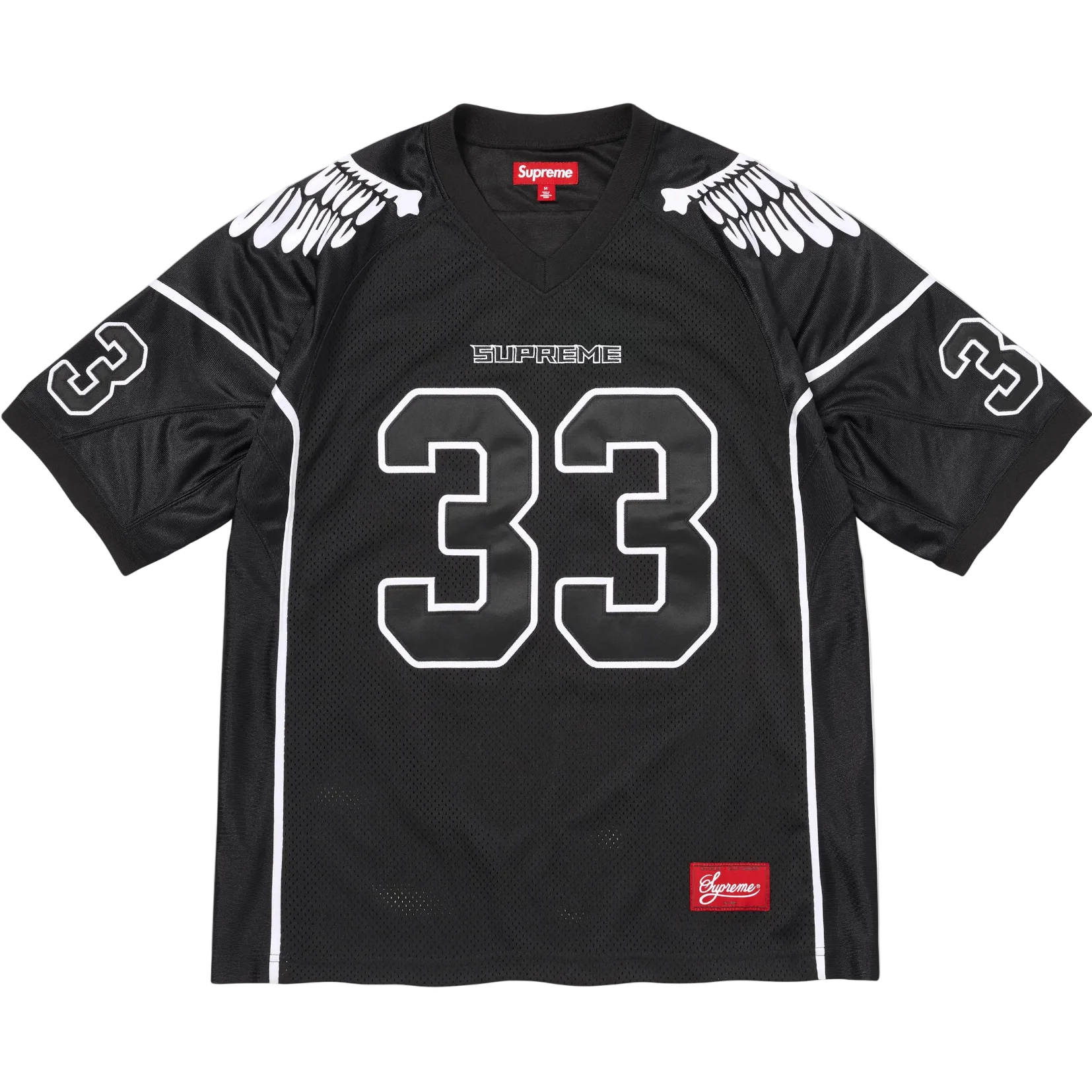 Supreme Wings Football Jersey Black | Supreme | KershKicks