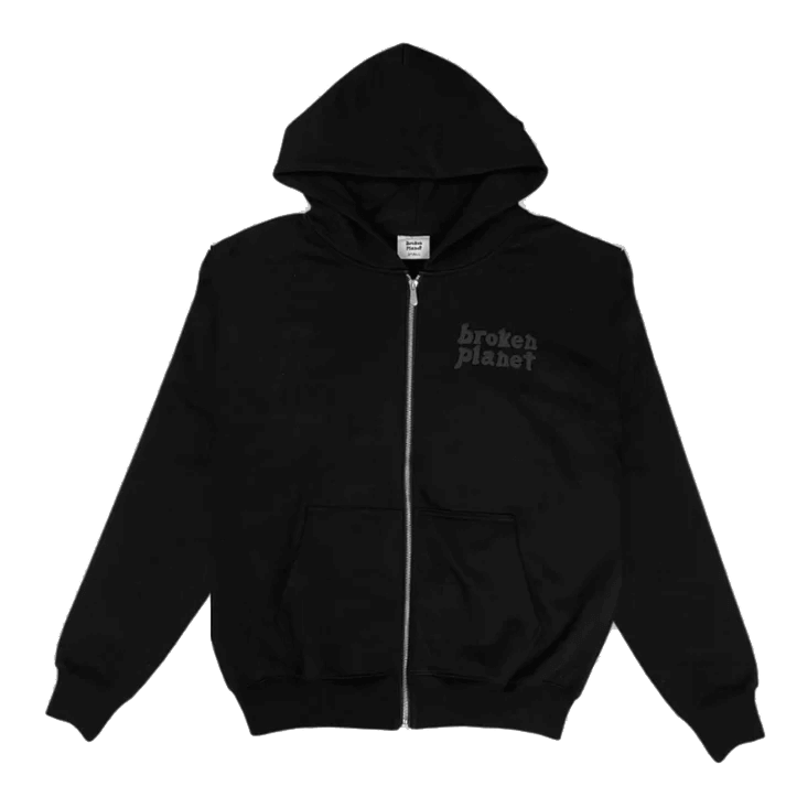 Basic black zip up hoodie sales