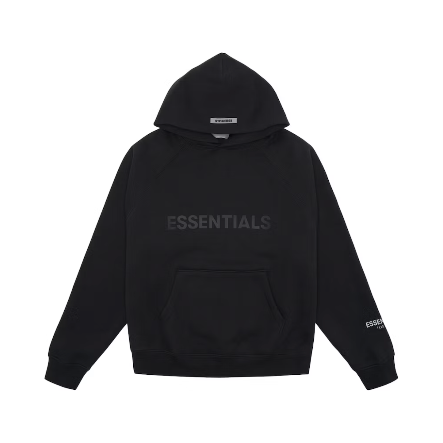 Fear of God Essentials Pullover Hoodie Applique Logo Dark Slate/Stretch Limo Black by Fear Of God in Clothing. Available at KershKicks for £195.00. A must-have for fans of Fear Of God looking to elevate their style with this Hoodie.