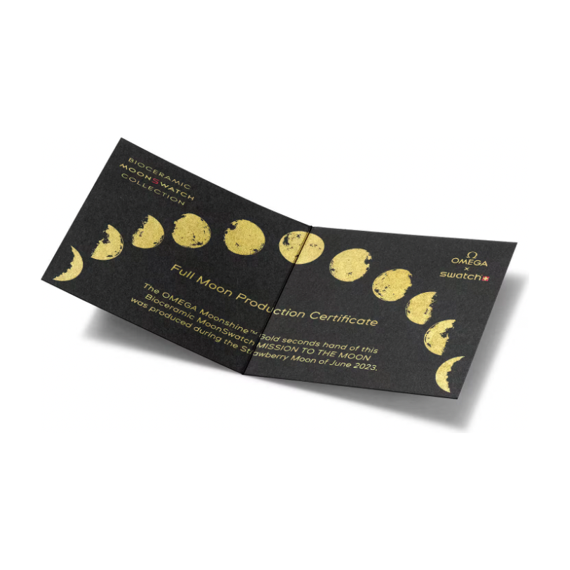 Swatch x Omega Bioceramic Moonswatch Mission To Moonshine Gold Strawberry Dial by Swatch in Clothing Accessories. Available at KershKicks for £450.00. A must-have for fans of Swatch looking to elevate their style with this Accessories.