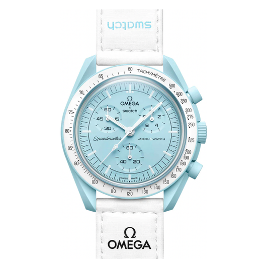Swatch x Omega Bioceramic Moonswatch Mission to Uranus by Swatch in Clothing Accessories. Available at KershKicks for £310.00. A must-have for fans of Swatch looking to elevate their style with this Accessories.