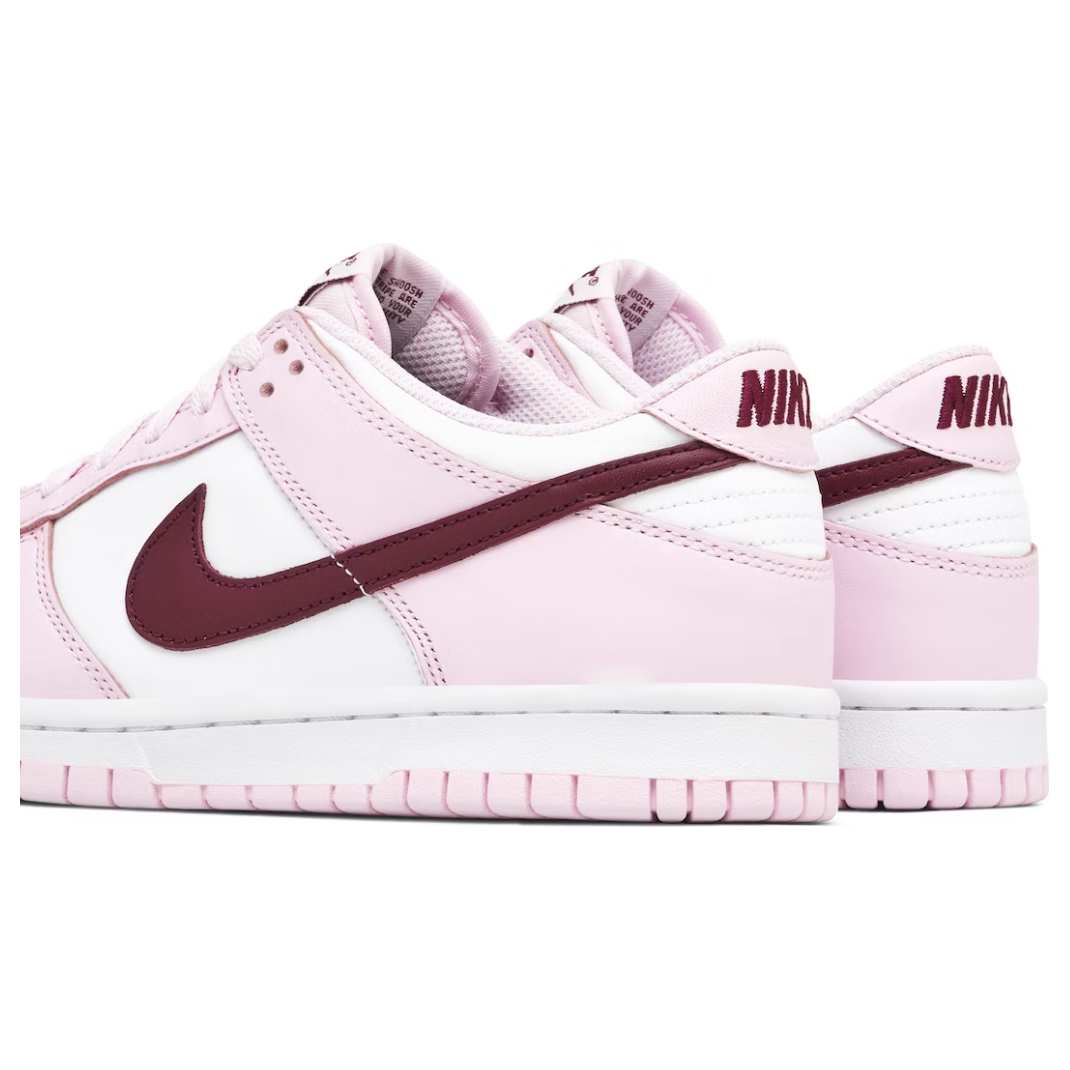 Nike Dunk Low Pink Red White (GS) by Nike in Shoes. Available at KershKicks for £150.00. A must-have for fans of Nike looking to elevate their style with this Shoes.