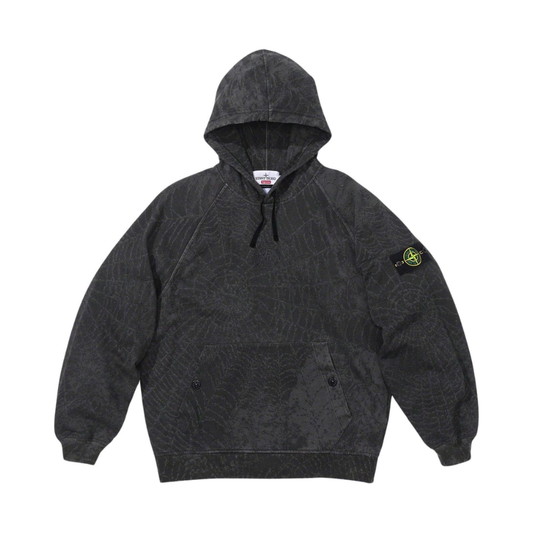 Supreme Stone Island Hooded Sweatshirt (FW23) Black by Supreme from £383.00
