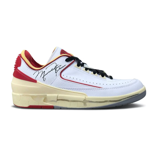 Jordan 2 Retro Low SP Off-White White Red by Jordan's from £520.00