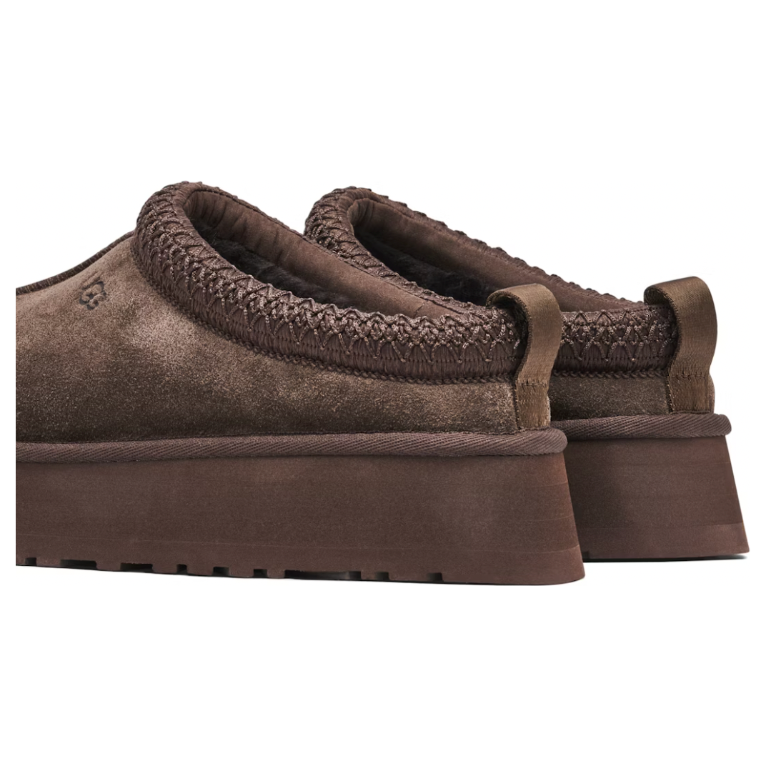 UGG Tazz Slipper Chocolate (Women's) by UGG in Shoes. Available at KershKicks for £215.00. A must-have for fans of UGG looking to elevate their style with this Shoes.