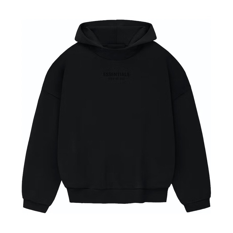 Fear Of God Essentials Hoodie Jet Black by Fear Of God from £123.99