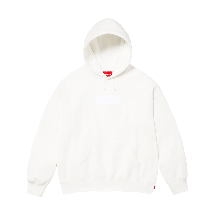 Supreme Box Logo Hooded Sweatshirt FW23 White