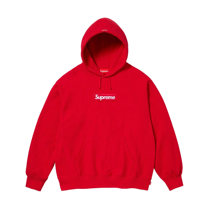 Supreme Box Logo Hooded Sweatshirt (FW23) Red
