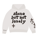 Broken Planet Market Alone But Not Lonely Hoodie White Broken Planet Market Alone But Not Lonely Hoodie White
