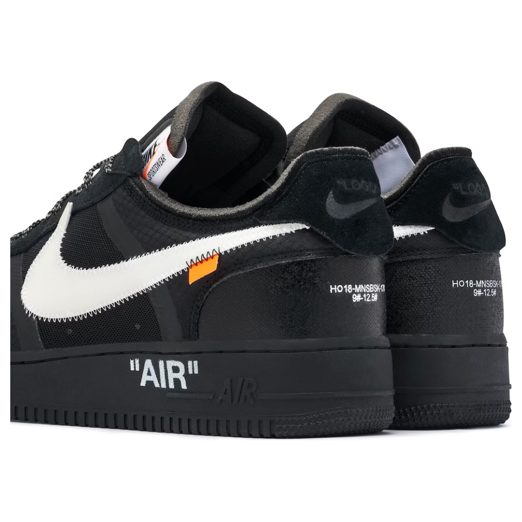 Nike Off White Air Force 1 Low Black by Nike in Shoes. Available at KershKicks for £1250.00. A must-have for fans of Nike looking to elevate their style with this Shoes.