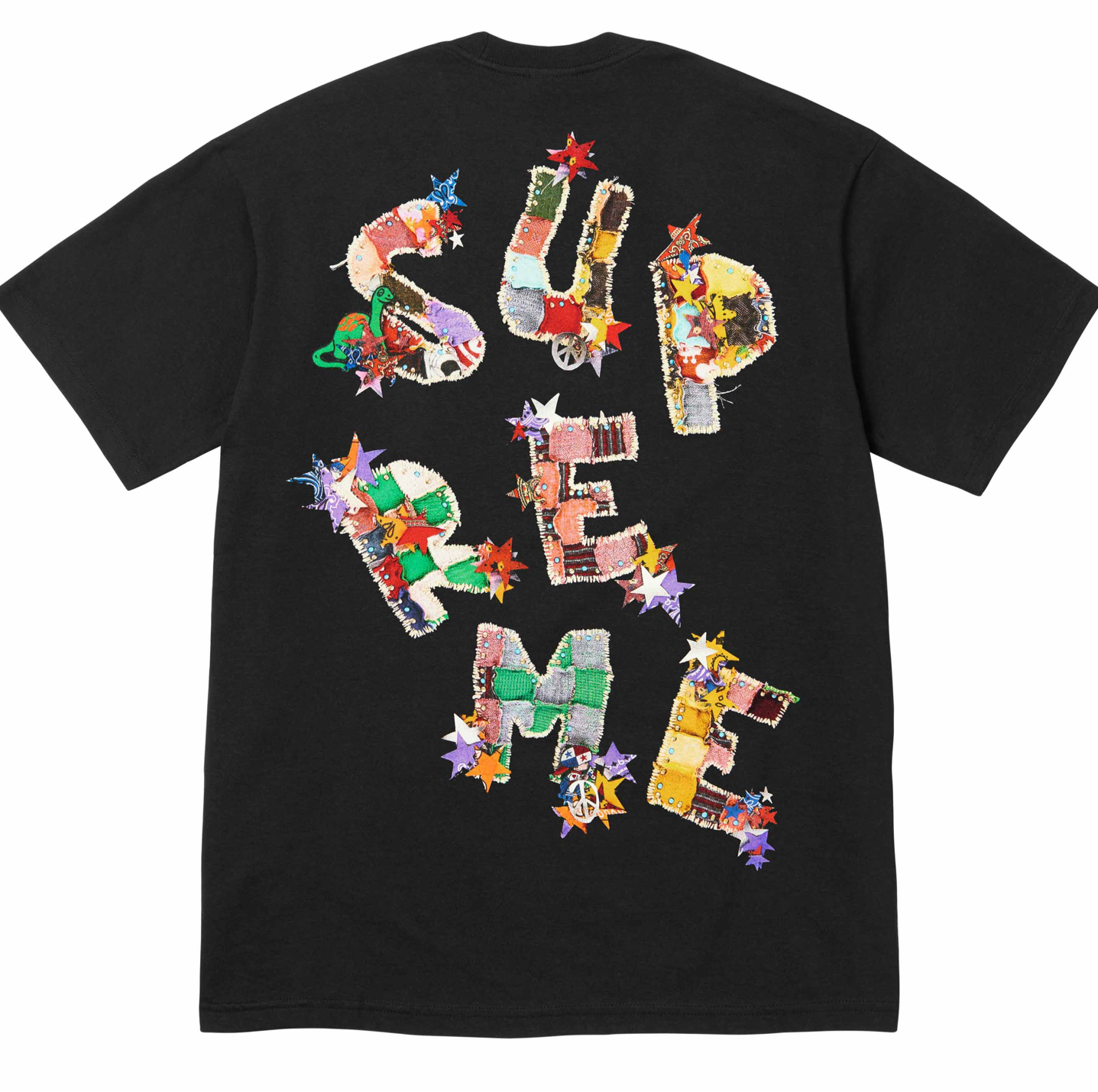 Supreme Patchwork Tee Black by Supreme from £65.00