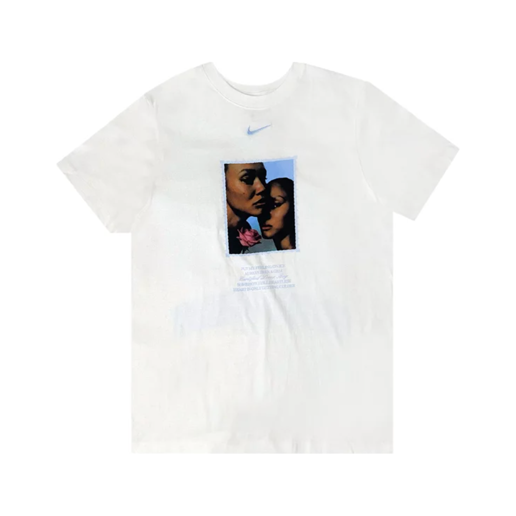 Nike x Drake Certified Lover Boy Twin T-Shirt (Friends and Family) White by Nike in Clothing. Available at KershKicks for £120.00. A must-have for fans of Nike looking to elevate their style with this T-Shirt.