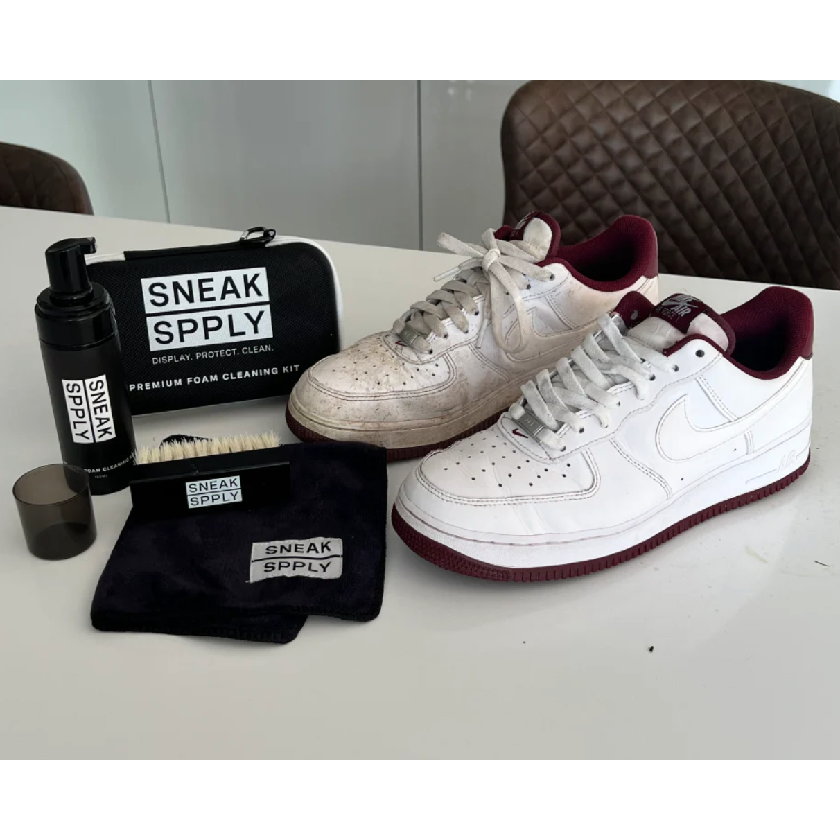 Sneak Spply Cleaning Kit by Sneak Spply in Clothing Accessories. Available at KershKicks for £15.00. A must-have for fans of Sneak Spply looking to elevate their style with this Accessories.