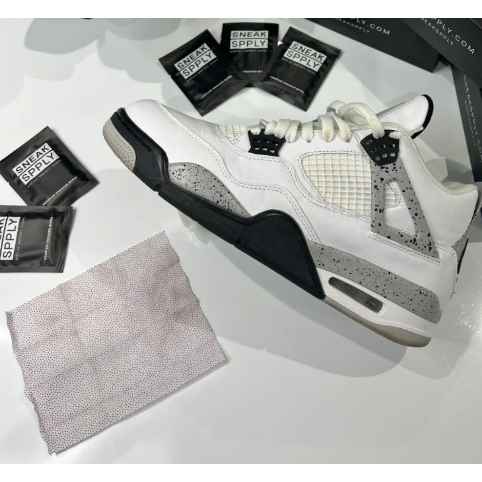 Sneak Spply Premium Sneaker Wipes by Sneak Spply in Clothing Accessories. Available at KershKicks for £12.00. A must-have for fans of Sneak Spply looking to elevate their style with this Accessories.