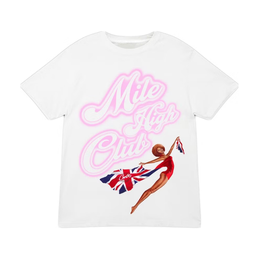 Corteiz Mile High Club Tee White by Corteiz in Clothing. Available at KershKicks for £76.50. A must-have for fans of Corteiz looking to elevate their style with this T-Shirt.