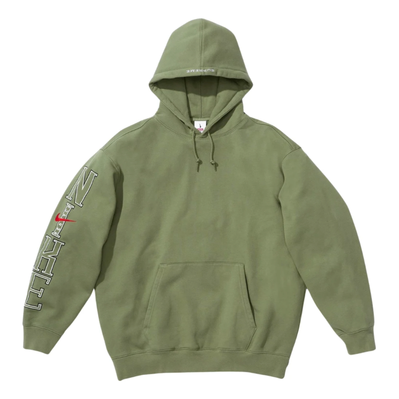 Supreme Nike Hooded Sweatshirt Olive Supreme KershKicks