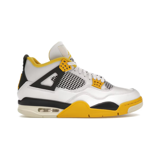Air Jordan 4 Vivid Sulfur (Women's) by Jordan's in Shoes. Available at KershKicks for £225.00. A must-have for fans of Jordan's looking to elevate their style with this Shoes.