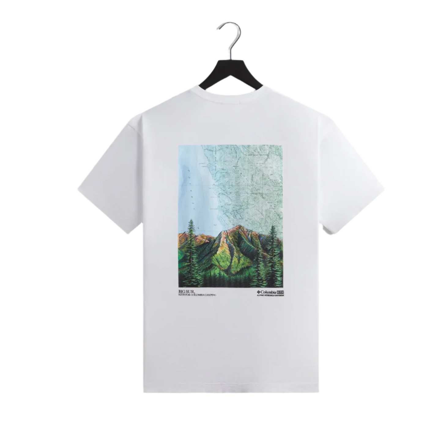 Kith x Columbia Big Sur Classic Logo Tee White by Kith in Uncategorized. Available at KershKicks for £100.00. A must-have for fans of Kith looking to elevate their style with this T-Shirt.