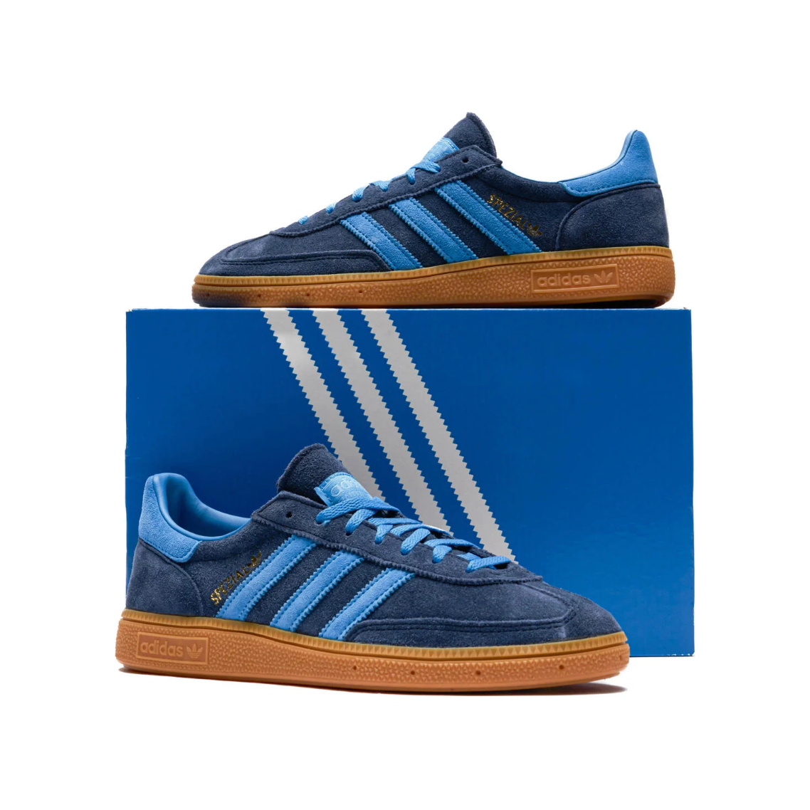 Adidas Handball Spezial Night Indigo Bright Blue (Women's) by Adidas in Shoes. Available at KershKicks for £65.00. A must-have for fans of Adidas looking to elevate their style with this Shoes.