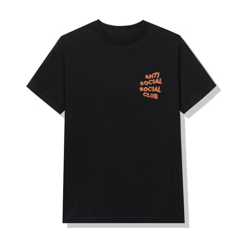 Anti Social Social Club Maniac Tee Black by Anti Social Social Club in . Available at KershKicks for £85.00. A must-have for fans of Anti Social Social Club looking to elevate their style with this T-Shirt.