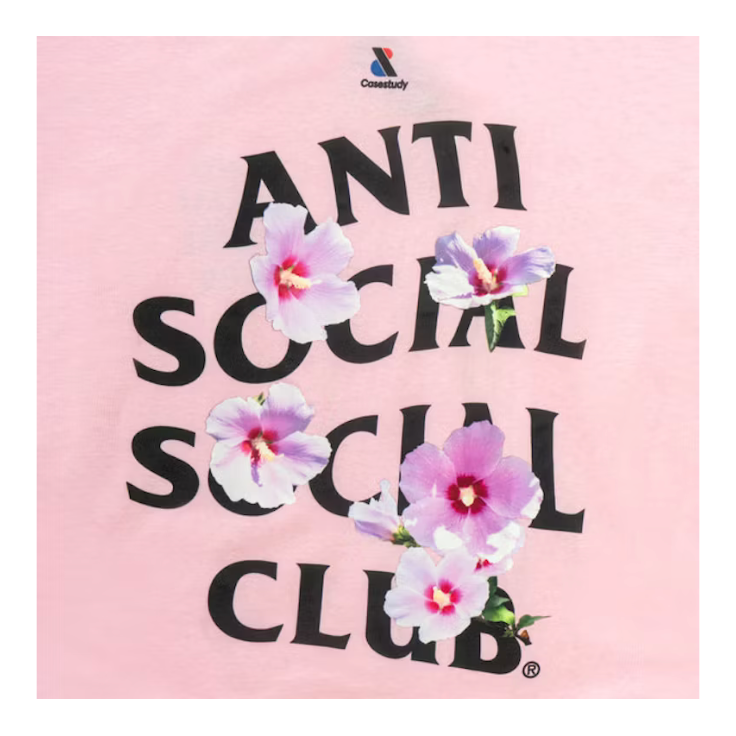 Anti Social Social Club Case Study Mugunghwa T-shirt Pink by Anti Social Social Club in . Available at KershKicks for £95.00. A must-have for fans of Anti Social Social Club looking to elevate their style with this T-Shirt.