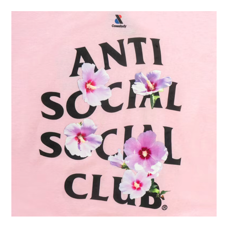 Anti Social Social Club Case Study Mugunghwa T-shirt Pink by Anti Social Social Club from £57.00