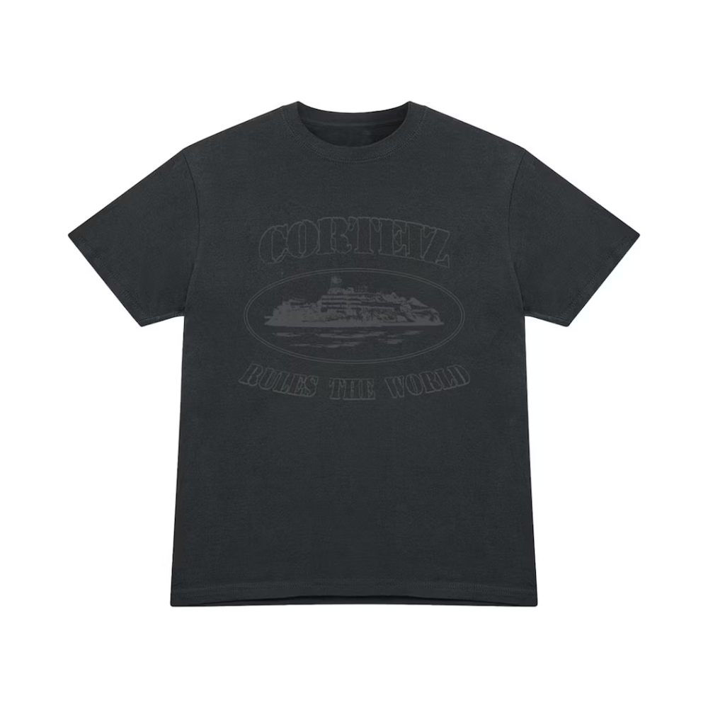 Corteiz OG Alcatraz T-Shirt Triple Black by Corteiz in Clothing. Available at KershKicks for £90.00. A must-have for fans of Corteiz looking to elevate their style with this T-Shirt.