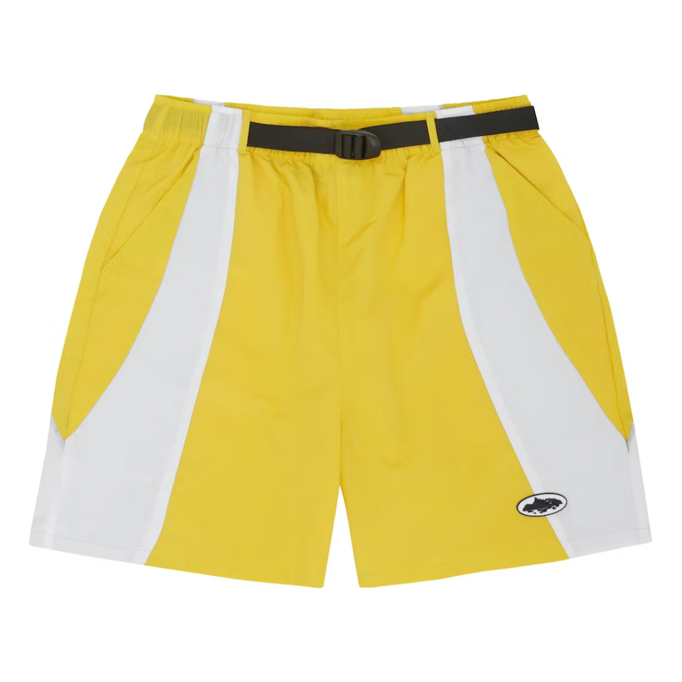 Corteiz Spring Shorts Yellow by Corteiz in Shorts. Available at KershKicks for £95.00. A must-have for fans of Corteiz looking to elevate their style with this Shorts.