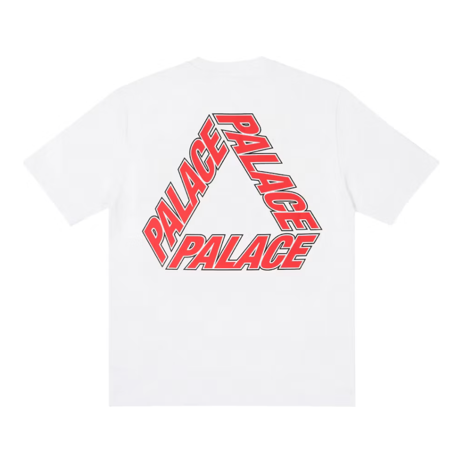 Palace P-3 Outline T-Shirt - White by Palace in . Available at KershKicks for £85.00. A must-have for fans of Palace looking to elevate their style with this T-Shirt.