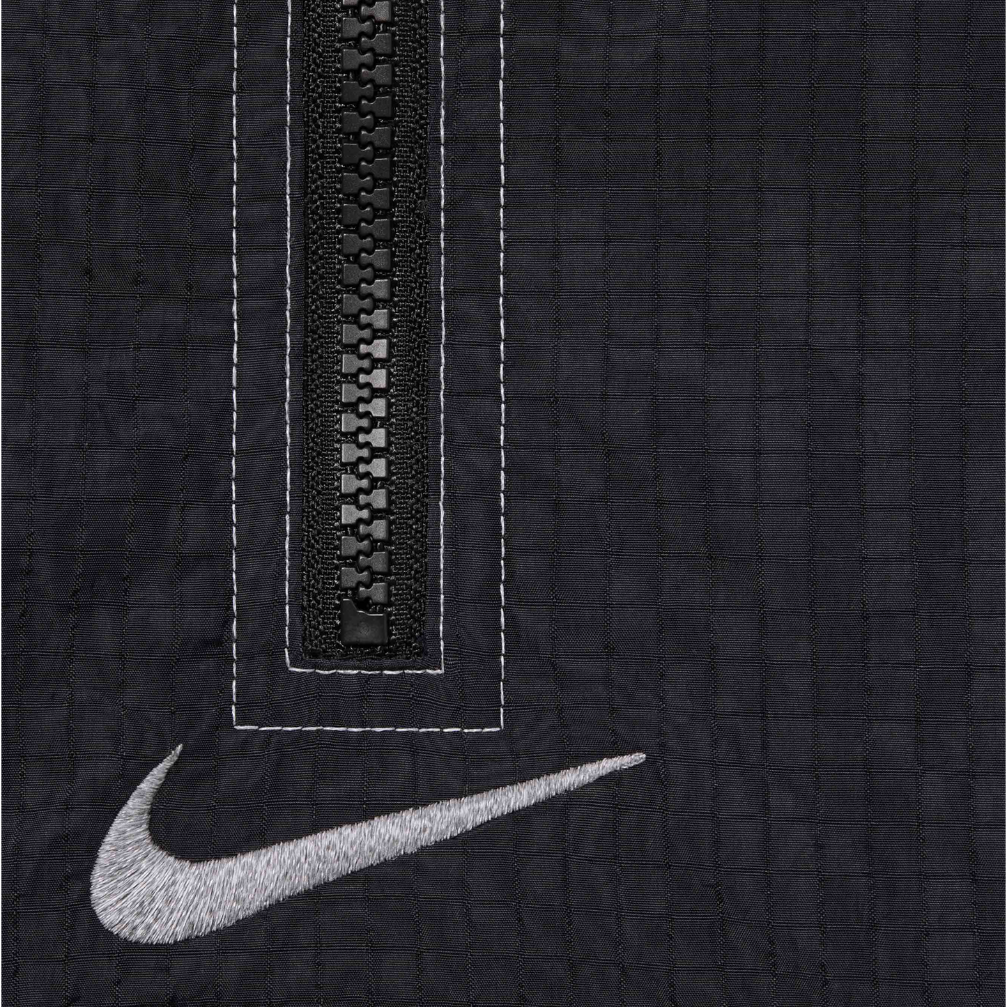 Supreme Nike Ripstop Pullover Black by Supreme in Clothing. Available at KershKicks for £225.00. A must-have for fans of Supreme looking to elevate their style with this Jacket.