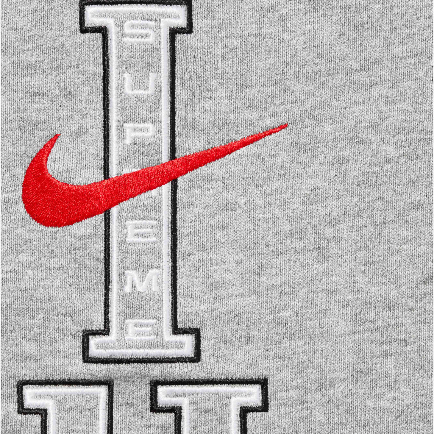 Supreme Nike Hooded Sweatshirt Heather Grey by Supreme in Uncategorized. Available at KershKicks for £200.00. A must-have for fans of Supreme looking to elevate their style with this Hoodie.