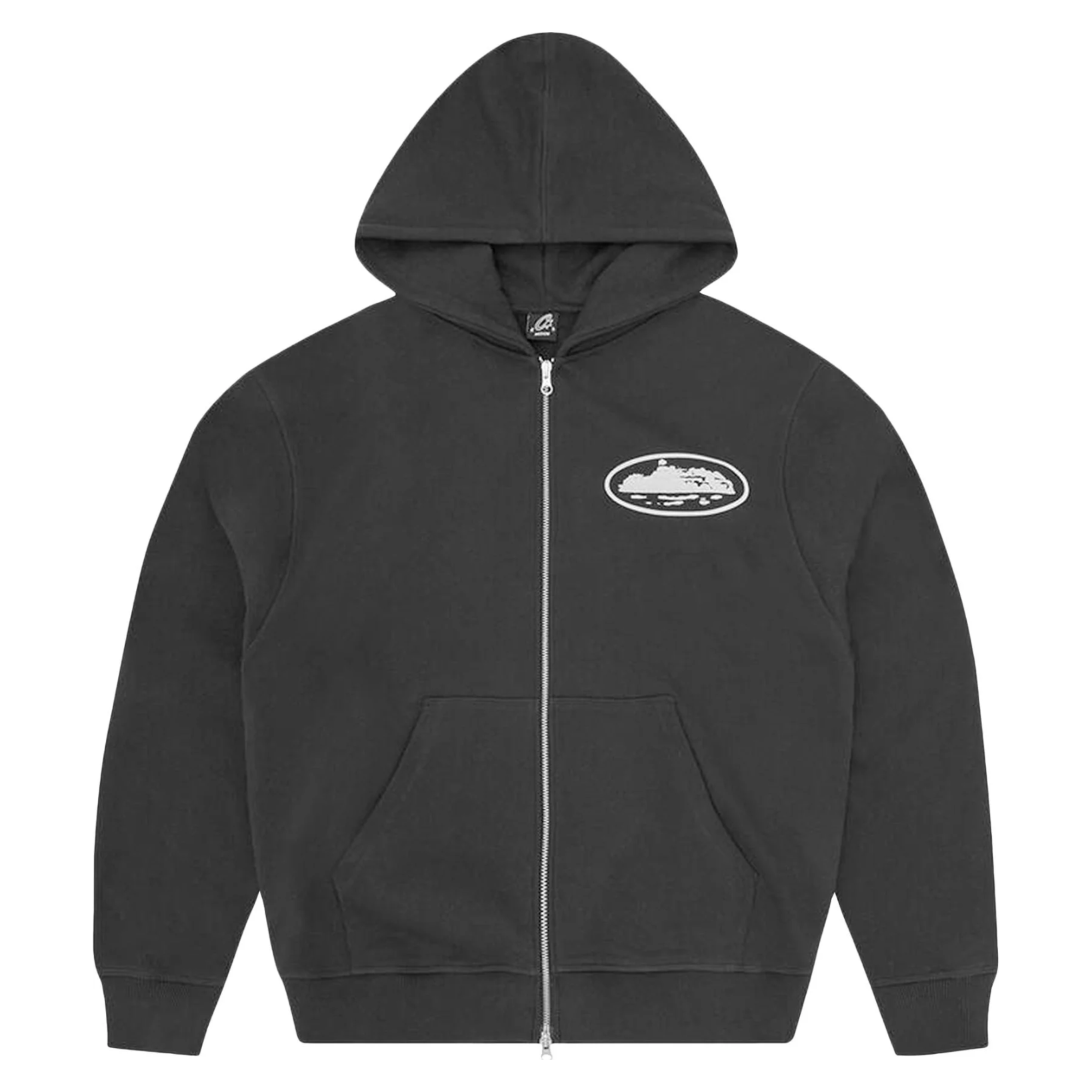 Corteiz Island Puff Print Zip Up Hoodie Black by Corteiz in Clothing. Available at KershKicks for £225.00. A must-have for fans of Corteiz looking to elevate their style with this Hoodie.