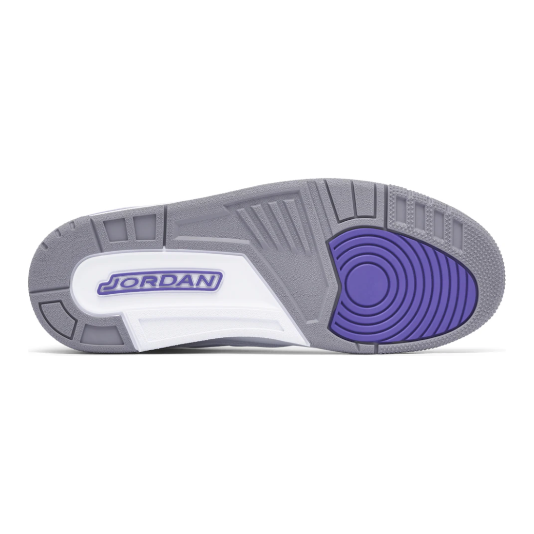 Jordan 3 Retro Dark Iris by Jordan's in Shoes. Available at KershKicks for £195.00. A must-have for fans of Jordan's looking to elevate their style with this Shoes.