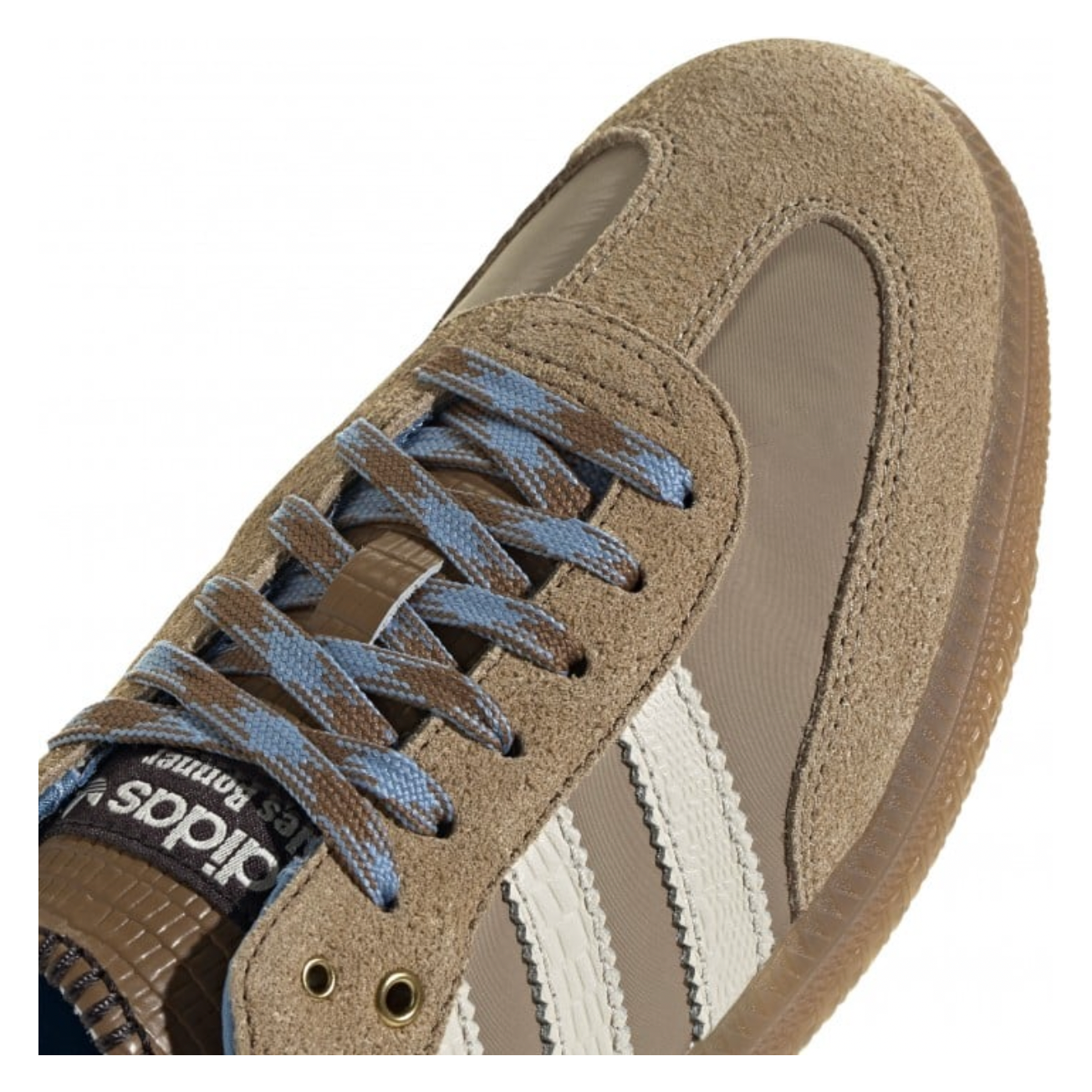 adidas Samba Nylon Wales Bonner Desert White by Adidas in Shoes. Available at KershKicks for £160.00. A must-have for fans of Adidas looking to elevate their style with this Shoes.