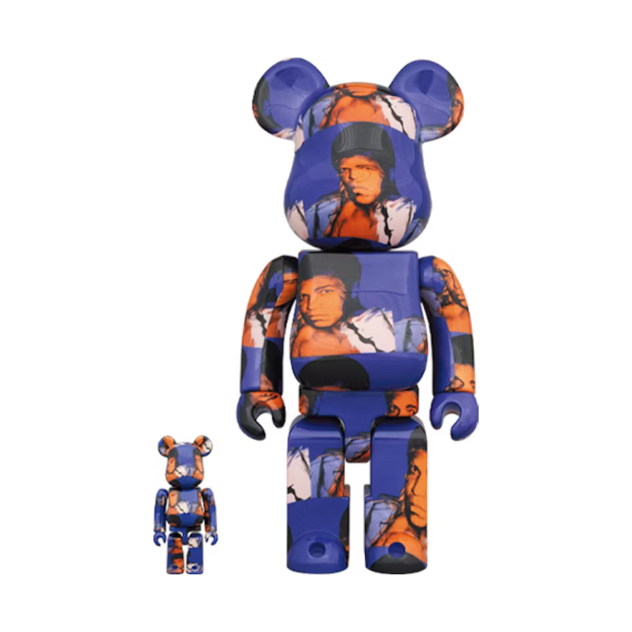 Bearbrick Andy Warhol's Muhammad Ali 100% & 400% Set by Bearbrick in Clothing Accessories. Available at KershKicks for £125.00. A must-have for fans of Bearbrick looking to elevate their style with this Accessories.