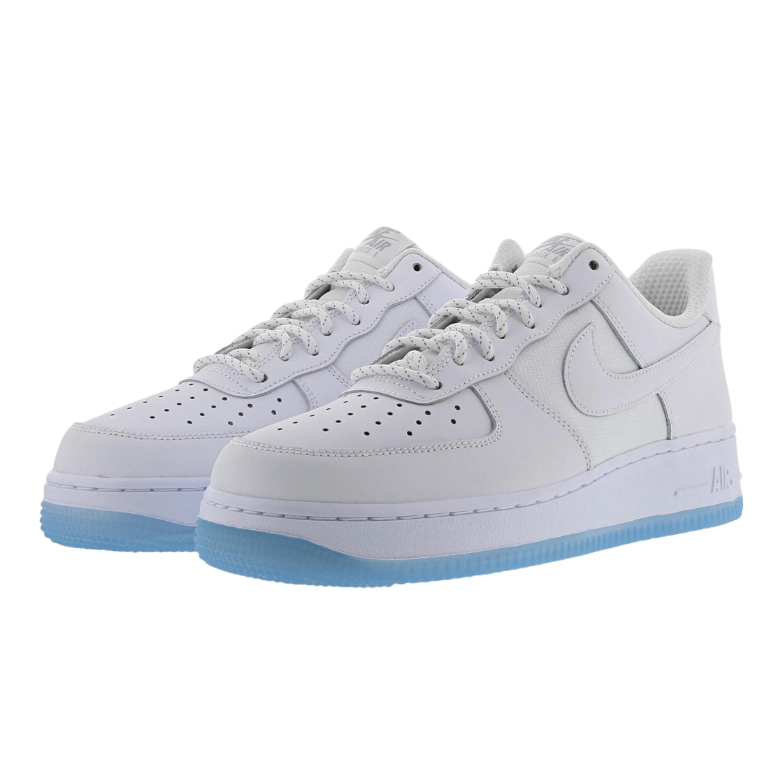 Nike Air Force 1 Low '07 White Ice Blue Sole by Nike in Shoes. Available at KershKicks for £110.00. A must-have for fans of Nike looking to elevate their style with this Shoes.
