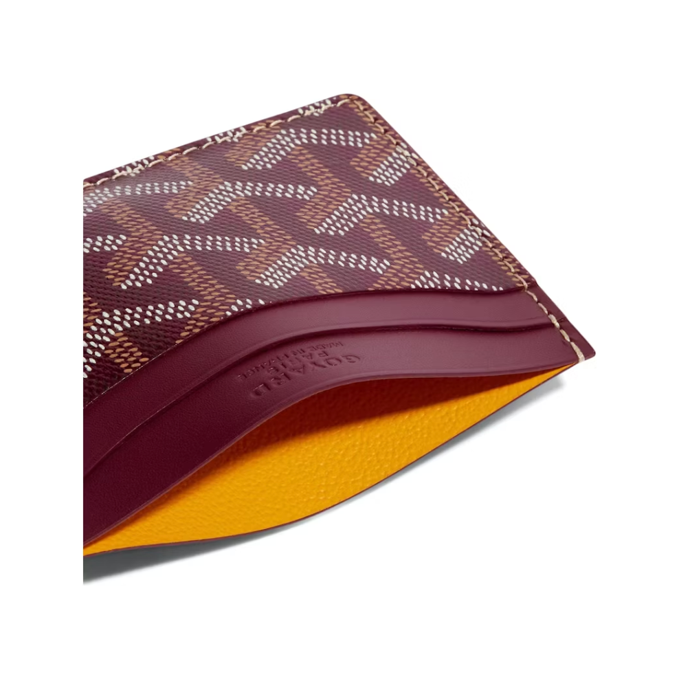 Goyard - Saint-Sulpice Card Wallet Bordeaux by Goyard in Clothing Accessories. Available at KershKicks for £450.00. A must-have for fans of Goyard looking to elevate their style with this Accessories.