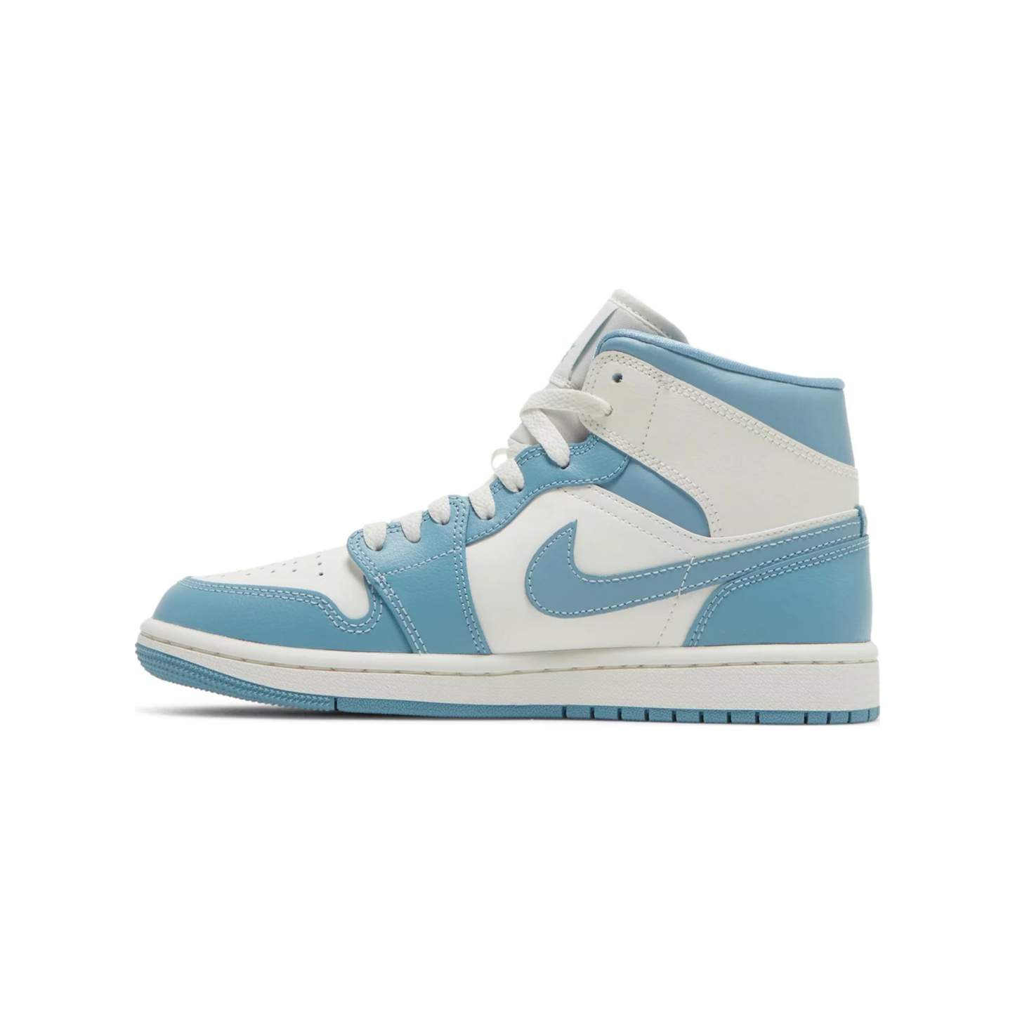 Jordan 1 Mid UNC (2022)(Women's) by Jordan's in Shoes. Available at KershKicks for £165.00. A must-have for fans of Jordan's looking to elevate their style with this Shoes.