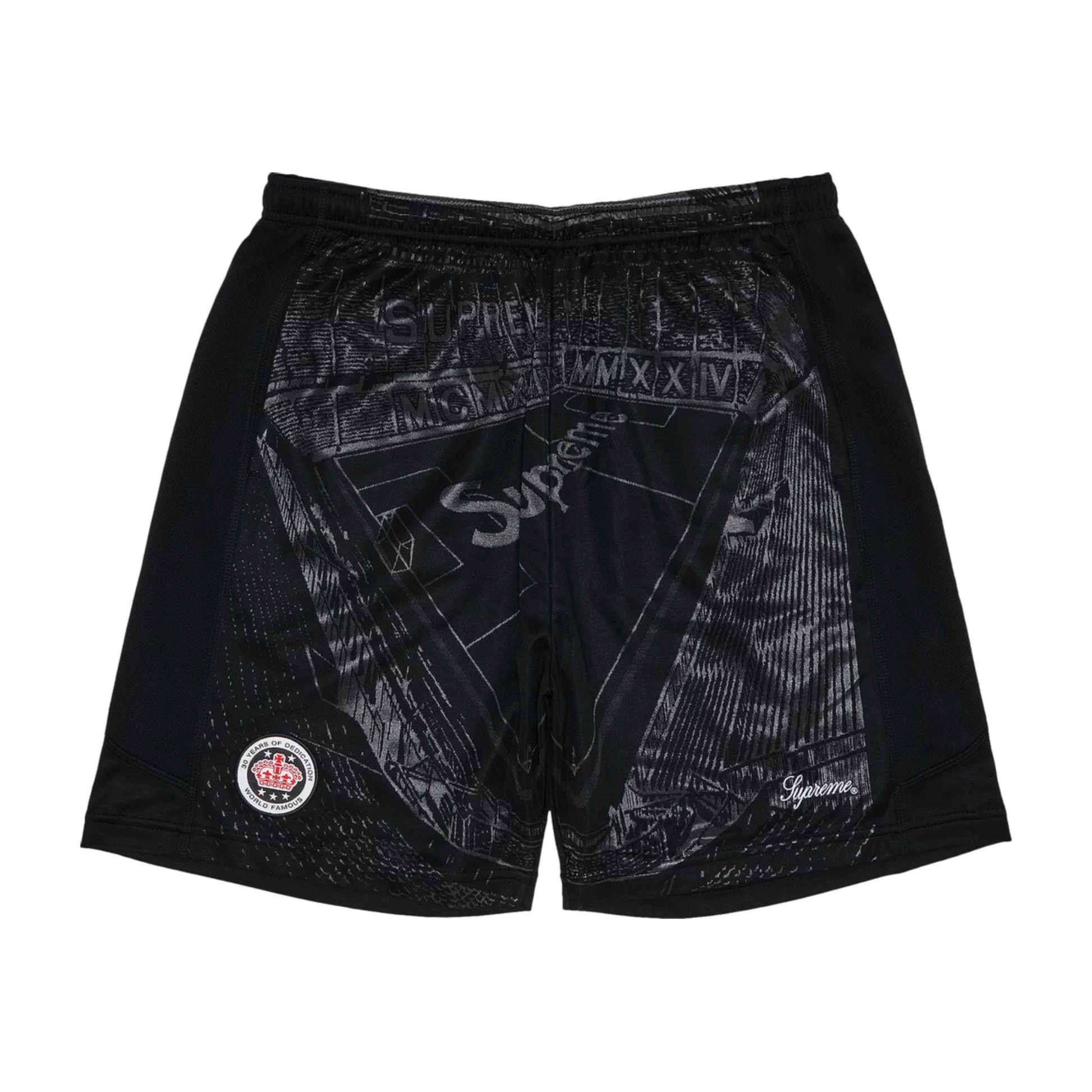 Supreme Jacquard Soccer Jersey Black Set by Supreme in Uncategorized. Available at KershKicks for £300.00. A must-have for fans of Supreme looking to elevate their style with this Tracksuit.