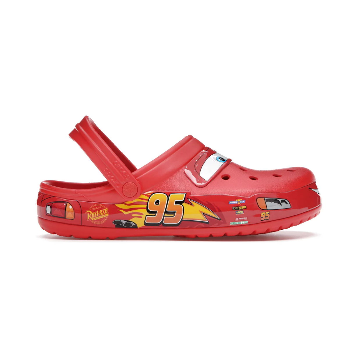 Crocs Classic Clog Lightning McQueen by Crocs in Shoes. Available at KershKicks for £150.00. A must-have for fans of Crocs looking to elevate their style with this Shoes.