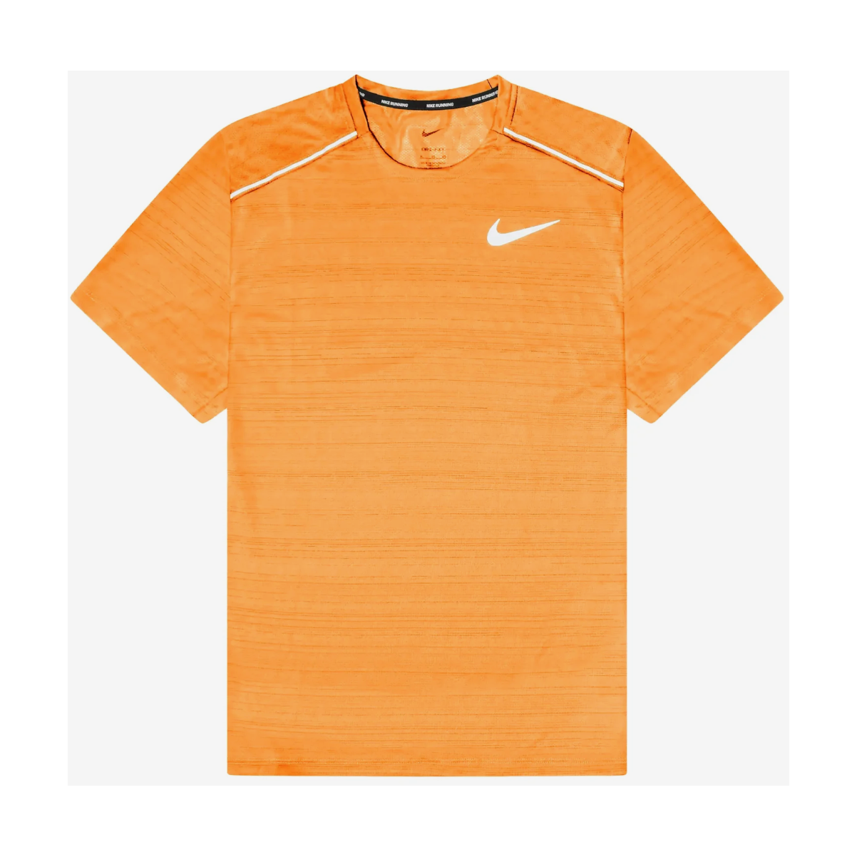 Nike Dri-FIT Orange Miler Running T-Shirt Nike KershKicks
