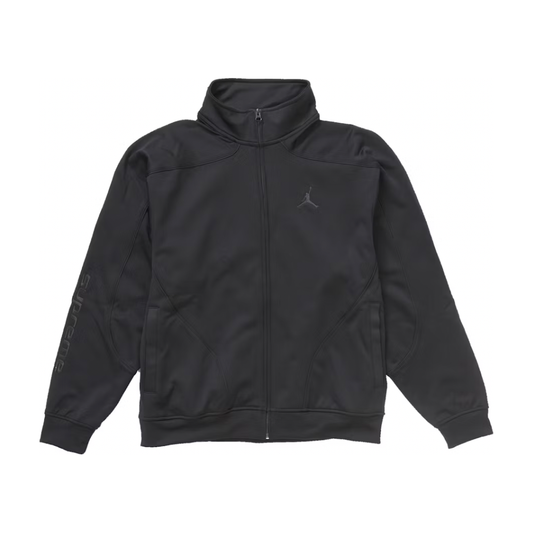 Supreme Jordan Tricot Track Jacket Black by Supreme in Uncategorized. Available at KershKicks for £300.00. A must-have for fans of Supreme looking to elevate their style with this Jacket.