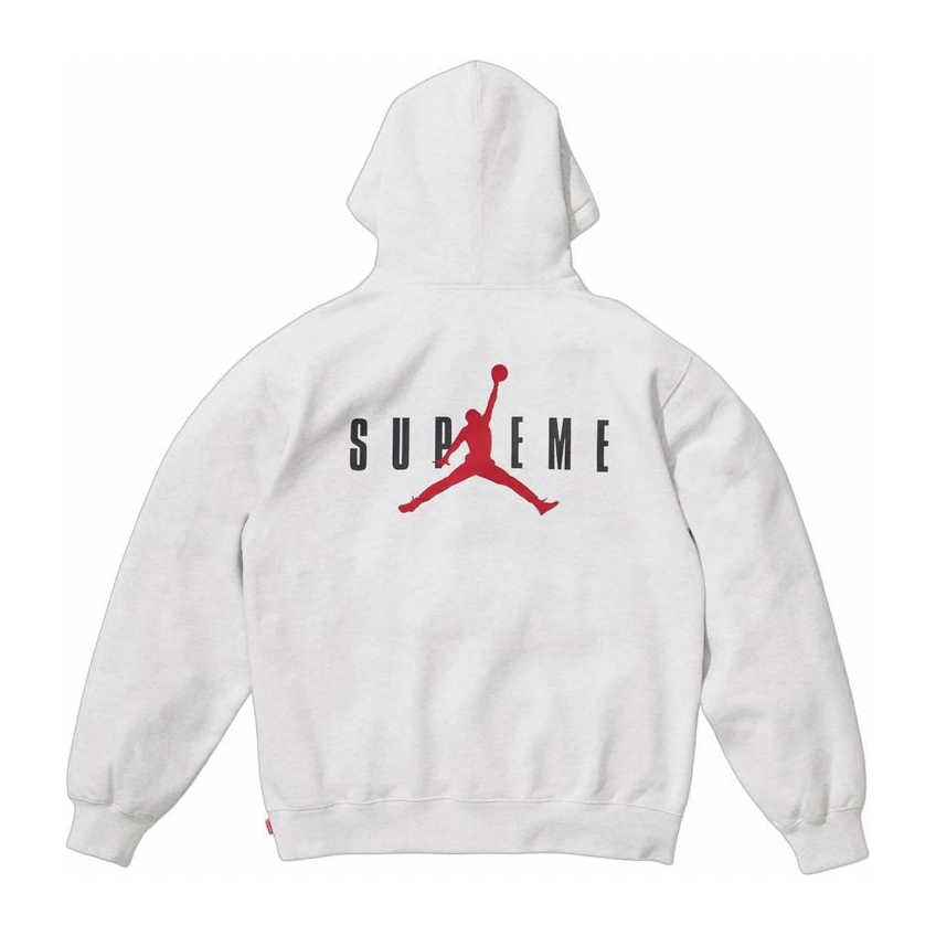 Supreme Jordan Hooded Sweatshirt (FW24) Ash Grey by Supreme in Uncategorized. Available at KershKicks for £265.00. A must-have for fans of Supreme looking to elevate their style with this Hoodie.