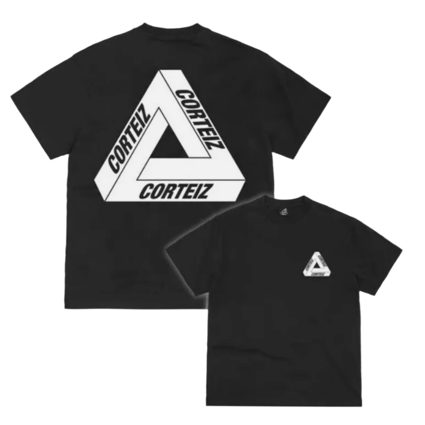 Corteiz Tri Ferg Tee Black