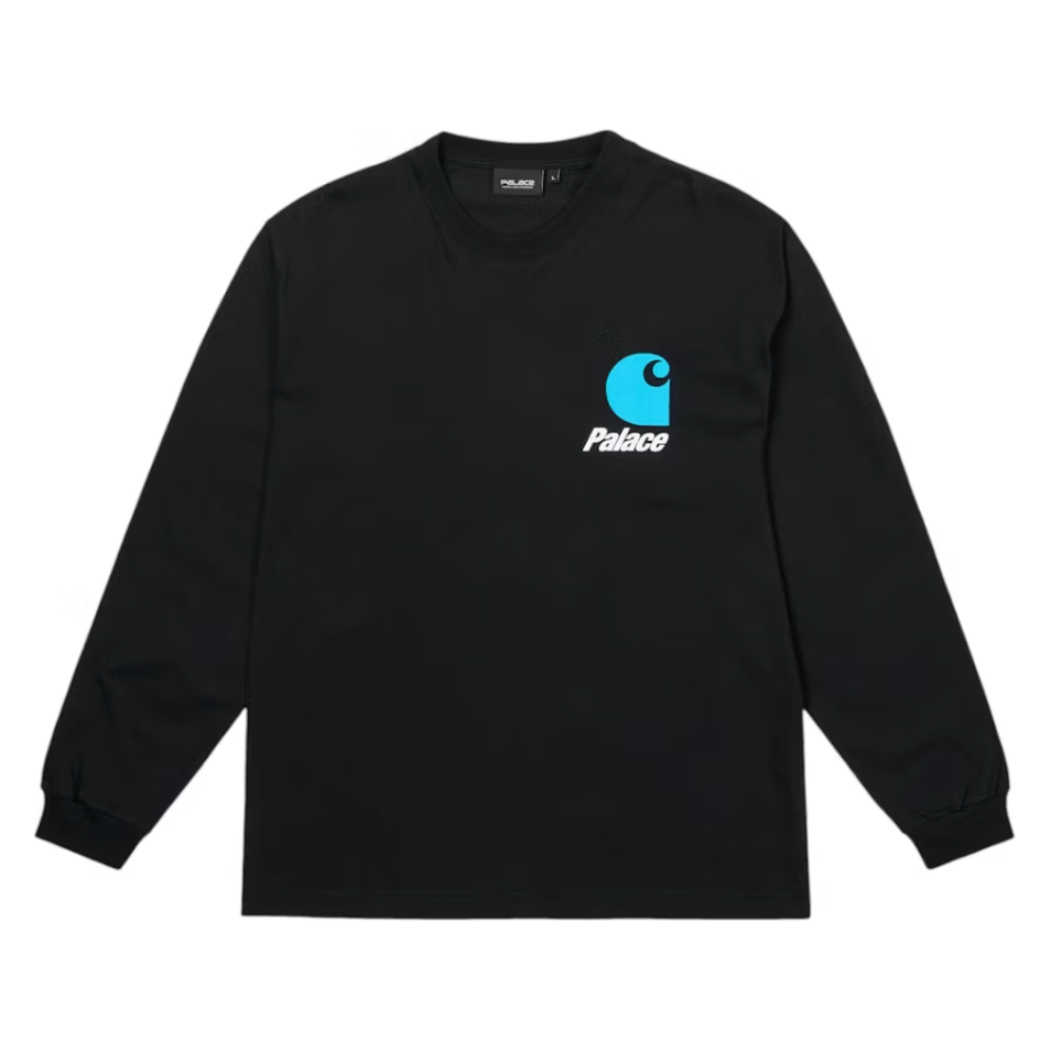 Palace Carhartt WIP Logo Longsleeve Black