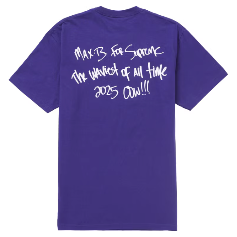 Supreme Max B Tee Purple
