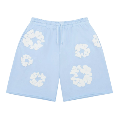 Denim Tears The Cotton Wreath Sweatshorts Powder Blue